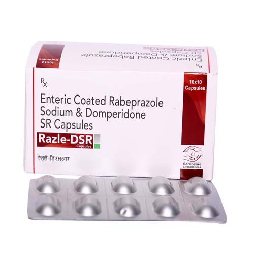 Enteric Coated Rabeprazole Sodium and Domperidone SR Capsules