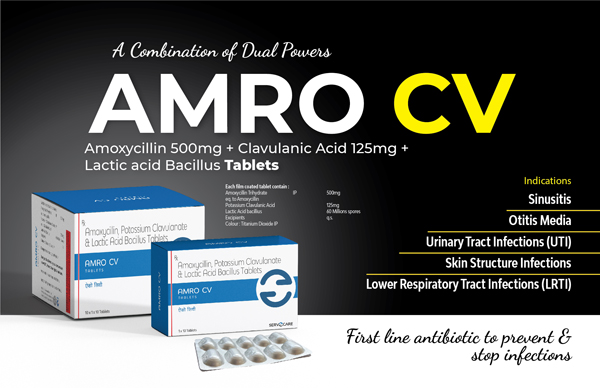 Amoxycillin, Clavulanic Acid, and Lactic Acid Bacillus Tablets