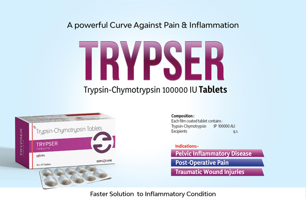 Trypsin Chymotrypsin Tablets