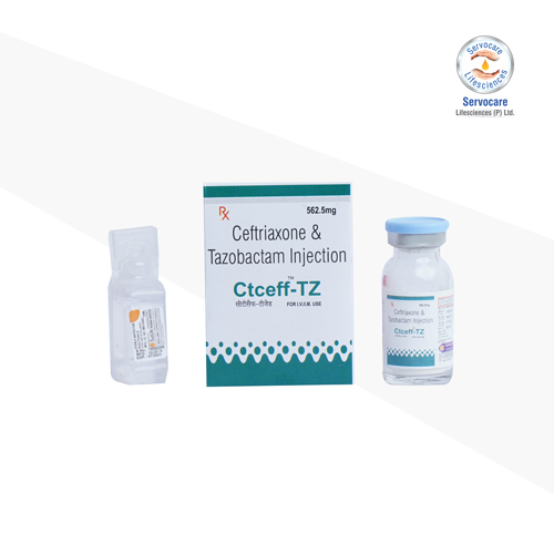 Ceftriaxone and Tazobactam for Injection