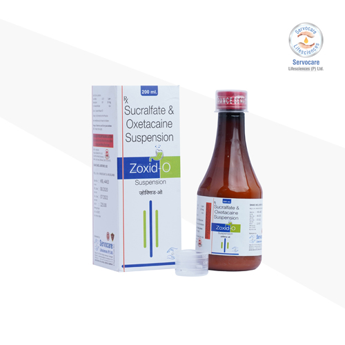 Sucralfate 1gm + Oxetacaine 20mg / 10ml - Antiulcerant Solution