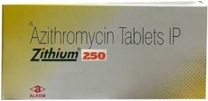 Zithium O BD 250 azithromycin and ofloxacin tablets for infections